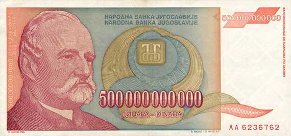 Historical Overview Of Yugoslavian Dinar Value Exchange Rates In - 